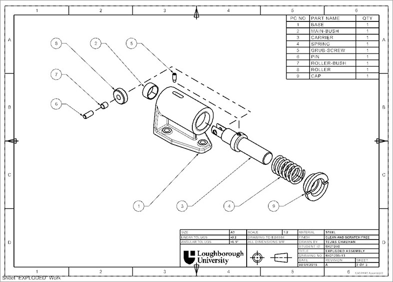 Bs8888 Technical Drawing